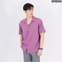 ราคา MAVRRICK มาริค ยอดขาย No 1 สุดยอดเสื้อเชิ้ต ฮาวาย ยับยาก เสื้อฮาวาย แขนสั้น สีม่วงพาสเทล (13504178775)