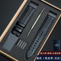 ราคา Armani Strap หนังแท้ Original รุ่น AR60008 1732 1970 1828 1692 Black Pin Buckle Mens 22m (20399847329)