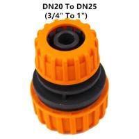 ราคา Garden Hose Connector 1 2 3 4 1 Inch Pipe Coupler Stop Water Connector 12mm 19mm 25mm Hose bore Repair Joint Irrigation (19620338578)