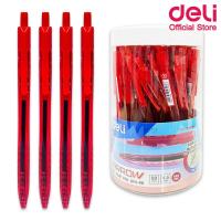 ราคา Deli ปากกาลูกลื่น หมึกแดง ขนาดเส้น 0 5mm บรรจุ 50 แท่ง กระปุก Ball point pen Q34 สุดค้ม ปากกา เครื่องเขียน ปากกาเขียนดี (10056965523)