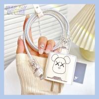 ราคา Barley ลายการ์ตูนหมีพูห์ 3 มิติ สำหรับ ที่ถนอมหัวชาร์จ ชุดเเต่งสาย ชุดถนอมสายชาร์จ สินค้ามีพร้อมส่ง รุ่น 14 pro max 11 Pro Max 12 13 Pro Max หัวชาร์จ 18W 20W (17364943924)