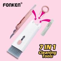 ราคา FONKEN 7 In 1แป้นพิมพ์คอมพิวเตอร์ทำความสะอาดชุดแปรงหูฟังทำความสะอาดปากกาสำหรับหูฟังแป้นพิมพ์ทำความสะอาดเครื่องมือทำความสะอาดปุ่มกดดึงชุด (15864508113)