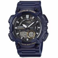 ราคา Casio AEQ 110W 2A ของแท้ รับประกันศูนย์ 1 ปี นาฬิกาผู้ชาย สายเรซิ่น (100058870)