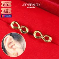ราคา ต่างหูหุ้มทอง ไม่ลอกไม่ดำ ต่างหู ต่างหูทอง ต่างหูปักก้าน ต่างหูลายInfinity ขนาด 2 สลึง ชุบทอง100 งานฝีมือจากช่างเยาวราช (7981108794)