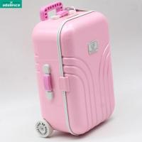 ราคา AD ready stock Cute Plastic Rolling Suitcase Mini Luggage Box for BJD Dolls1 cod fast (12186023274)