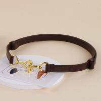 ราคา เข็มขัดสานหนัง PU เข็มขัดโลหะสีทองสำหรับผู้หญิงปรับได้เข็มขัดเอวสกินนี่สไตล์เกาหลีสายข้อมือแต่งลายเข้าได้กับทุกชุด (19605101885)