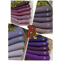 ราคา สีเยอะมาก ผ้าคลุมฮิญาบ สวมสองหน้า ผ้าชีฟองมาเลเกรด A แบบสวมสองหน้า (7500327502)