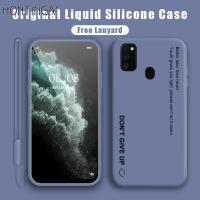 ราคา Hontingaเคสมือถือ เคสโทรศัพท์ เคส Samsung Galaxy M30S M21 กรณีเคสมือถือLiquid Liquidปลอกซิลิโคนคลุมทั้งหมดกันกระแทกส่วนบุคคลสโลแกน โทรศัพท์กรณีSoftcase (4063932008)