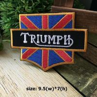 ราคา Triumph มอเตอร์ไซค์ ตัวรีดติดเสื้อ อาร์มรีด อาร์มปัก ตกแต่งเสื้อผ้า หมวก กระเป๋า แจ๊คเก็ตยีนส์ Racing Embroidered Iron on Patch (1177044822)