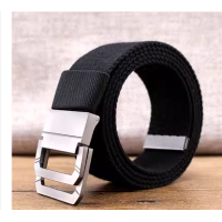 ราคา เข็มขัดผ้าใบหัวเข็มขัดคู่สำหรับผู้ชายกางเกงยีนส์เข็มขัดกางเกงคาร์โก้พร้อมเข็มขัดแฟชั่นสำหรับผู้หญิงทหารเดี่ยวรุ่นทหารทหารทหารทหารยุทธวิธีตำรวจ (20464014770)