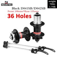 ราคา NOVATEC MTB ฮับ32หลุม D041SB D042SB หน้า100มม ด้านหลัง135มม สีดำ HG มาตรฐาน QR CUBE จักรยานเสือภูเขาฮับ8 9 10 11 12ความเร็ว (21170988829)
