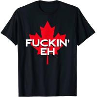 ราคา Fckin Eh Canadian Flag Maple Leaf Funny Canada Moose Elk T Shirt (19005991987)