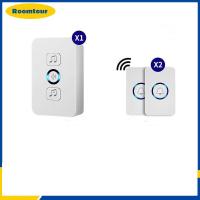 ราคา กริ่งประตูไร้สาย พร้อมส่ง 2ปุ่ม 1กระดิ้ง กริ่งไร้สาย 61เสียงเรียกเข้า ดีไซน์กันน้ำ กริ่งประตูไร้สาย 800M กระดิ่งไร้สาย ออดบ้าน ออดไร้สาย กริ่งหน้าบ้าน (21119196785)