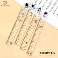 ราคา ที่คั่นหนังสือรูปไม้บรรทัดตรงการ์ตูนน่ารักใช้วาดเป็นของขวัญขนาด15ซม อุปกรณ์โรงเรียนสำนักงานเครื่องเขียนไม้บรรทัดพลาสติก (19897713504)