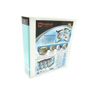 ราคา ELEPHANTแฟ้ม 3 ห่วง A4 สัน 5 2ซม ตราช้าง 9350V ปกดูราพลาส ขาว ดำ (17269451866)