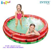 ราคา Intex ส่งฟรี สระเป่าลม ลายแตงโม 1 68x0 38 ม รุ่น 58448 (1001604557)