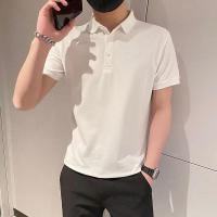 ราคา เสื้อโปโลผู้ชายฤดูร้อน2023เสื้อยืดแขนสั้นเทรนด์ปกครึ่งแขนเสื้อลำลองสีไทด์เสื้อยืดโจ๊กเกอร์ (20019363830)