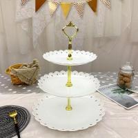 ราคา ถาดวางขนม ถาดขนม3ชั้น ที่วางเค้ก ที่วางขนม จานวางขนม จานใส่เค้ก ชั้นวางขนม ชั้นวางเค้ก ชั้นวางคัพเค้ก ชั้นโชว์เบเกอรี่ (19486098003)