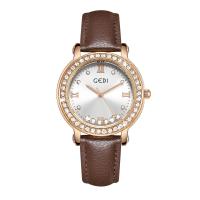 ราคา GEDI นาฬิกาควอทซ์กันน้ำสำหรับผู้หญิงนาฬิกาแฟชั่นนาฬิกาผู้หญิงหรูหราน้ำหนักเบาแบบพรีเมี่ยมเข็มขัดไม่มีรูพรุน51102 (18556308743)