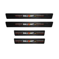 ราคา Sieece สำหรับ Mitsubishi Ralliart 4 ชิ้น สติ๊กเกอร์กันรอย คาร์บอนไฟเบอร์ กันรอยประตูรถยนต์ สติกเกอร์ติดรถ ติดขอบประตู แผ่นกันรอยประตูรถยน กันรอยขอบประตูรถยนต์ สติ๊กเกอร์ติดรถยนต์ สติ๊กเกอร์ติดรถ ของแต