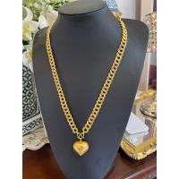 ราคา สร้อยคอทองพร้อมจี้หัวใจ สร้อยคอลายเลส หนัก3บาทสวยมาก ยาว 24 นิ้ว ไม่มีข้อมือ (14048651520)