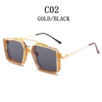 ราคา แว่นกันแดดแฟชั่นสไตล์พังก์ทรงสี่เหลี่ยมสำหรับผู้ชาย Cp6zy5วินเทจ2022ตกแต่ง Vasos แว่นตาย้อนยุคแว่นตากันแดดผู้หญิง (20340948226)