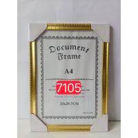 ราคา แพ็ค10ชิ้น กรอบรูปA4 กรอบรูปทอง อะคริลิค กรอบเกียรติบัตร กรอบทอง (10141774693)