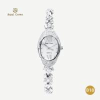 ราคา Royal Crown รุ่น 3814L นาฬิกาข้อมือผู้หญิงเล็กๆกันน้ำ ล้อมเพชร แบรนด์เนมแท้ Vayo Jewelry (21187144965)