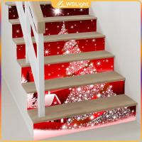 ราคา สติกเกอร์ขึ้นบันไดคริสต์มาส3D น้ำหนักเบาสติ๊กเกอร์ขั้นบันไดสำหรับขั้นตอนตกแต่งคริสต์มาสในบ้าน (21014025453)