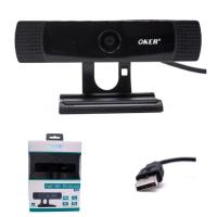 ราคา กล้องเว็บแคม WEBCAM OKER A455 Full HD 1080P ไมค์ในตัว dual Stereo mics (16905976941)