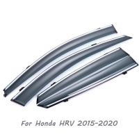 ราคา 4ชิ้นคิ้วกันสาดล้อรถที่บังแดดสำหรับ Honda CRV HRV Vezel Civic Accord City Fit Spirior Odyssey (11272593816)