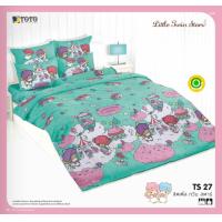 ราคา Little twin star ชุดเครื่องนอน ผ้าปูที่นอน ผ้านวมหนา ยี่ห้อTOTO ลิขสิทธิ์แท้100 (19686572511)