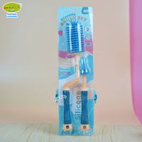 ราคา Fin babiesplus แปรงล้างขวดนมซิลิโคน พร้อมแปรงล้างจุก ST067 (17381584087)