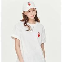 ราคา ห้ามลืมเสื้อฮู้ดกีฬาแขนสั้นแบบลำลองเข้าได้กับผู้ชายและผู้หญิงขนาดเล็กงานเย็บปักมีป้ายพิมพ์ลาย Love เสื้อยืดแขนสั้นขนาด23ใหม่ฤดูใบไม้ผลิและฤดูร้อนแฟชั่นเข้าได้กับทุกชุด (18989448561)