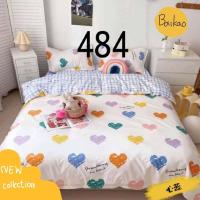 ราคา 4ลาย ชุดผ้าปูที่นอนครบชุด ผ้านวมลายหัวใจน่ารัก ครบเซต 6 ชิ้น ขนาด 3 5 5 6 ฟุต 1 เซต มี ผ้านวม 1 ผ้าปู 1 ปลอกหมอน 2 ปลอกหมอนข้าง2พร้อมส่ (10081034530)