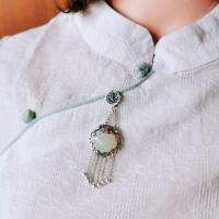 ราคา เข็มกลัดติดหน้าอกสไตล์จีนโบราณแบบเบาๆกี่เพ้าเข็มกลัดเงินย้อนยุคจี้ห้อยหน้าอกผู้หญิง (20849812810)