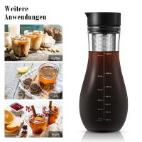 ราคา SOULHAND 1500ml Espresso Maker Cold Brew Iced Coffee Maker Dual Use Filter Coffee Tea Pot Espresso Ice Drip Maker Glass Pots (10649721951)