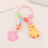 ราคา Akula Store Cute Duck Heart Phone Chain Creative Rabbit Ear Duck Car Key Chain Pendant Bag Accessories Headset Case Chain For Vivo Oppo I Phone (17909579869)