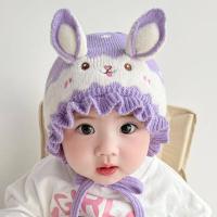 ราคา หมวกถักหูหมวกสำหรับเด็กหมวกบีนนี่ฤดูหนาวการ์ตูนลูกกระต่ายสำหรับฤดูใบไม้ร่วงเสื้อกันหนาวเด็กถักหมวกถักทรง Beanie เด็กหญิงเด็กชาย (18521661002)