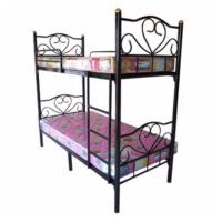 ราคา Raminthra Furniture เตียงเหล็ก 2 ชั้น ขนาด 3 5 ฟุต รุ่น โฟกัส สีดำ พร้อมที่นอนโฟมฟองน้ำ ถอดได้ Bed (160009108)