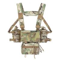 ราคา Pew Tactical MK3 MK4 Chest Rig Full Set D3 500D Original Matte Cordura Fabric MK4 Full set Chest Rig Radio Pouch Drop Pouch VT01 (15737968497)