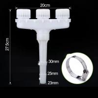 ราคา ZUOGUAN หัวฉีดน้ำพ่นหลายหัวฉีดสเปรย์ผู้ชายปรับรูพรุน3หัว 4หัว 1 1 2ใน ดอกไม้ผักท่อรดน้ำหัวฉีดสปริงเกอร์น้ำสำหรับสวนสนามหญ้าฟาร์มเครื่องมือล้างรถสัตว์เลี้ยง (20886119259)