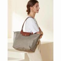 ราคา Longchamp bag Classic shoulder tote bag foldable handbag for women large capacity crossbody bag casual and versatile (20451661881)
