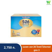 ราคา S 26 เอส26 โกลด์ นมผงสำหรับทารก ช่วงวัยที่ 3 โปรเกรส รสจืด 2750 กรัม 1 กล่อง exp 31 01 24 (20469937144)