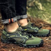ราคา รองเท้าลุยน้ำของผู้ชาย สะดวกสบายและระบายอากาศได้ดี รองเท้าปีนเขา สไตล์ครีก สําหรับผู้ชาย พื้นตาข่าย ระบายอากาศ รองเท้าปีนเขาพร้อมส่ง (21065354578)