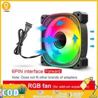 ราคา UniLight COOLMOON พัดลมเคสคอมพิวเตอร์ PC TY1 120มม 6PIN 5V เงียบ1200RPM พัดลมทำความเย็นคอมพิวเตอร์พัดลมระบายความร้อนพัดลมระบายความร้อน CPU (20864413038)