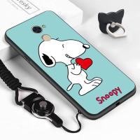 ราคา เคสมือถือเคสโทรศัพท์เคส Huawei Y7 Prime Y7 Y7 2017 แหวนนิ้ว เชือกเส้นเล็ก การ์ตูนน่ารักโทรศัพท์มือถือกลับส่วนตัว Snoopy สุนัขโทรศัพท์มือถือปลอกกันกระแทกซิลิโคน TPU กรณีโทรศัพท์มือถือน่ารักปก (12388726
