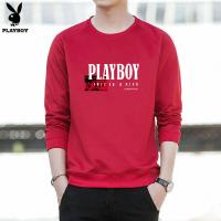 ราคา ผู้ชาย PLAYBOY พิมพ์ลายคอกลมเสื้อยืดแขนยาวเสื้อยืดแฟชั่นเสื้อลำลอง207 (7628135878)