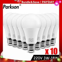 ราคา 10ชิ้นโคมไฟ LED E27 AC220V 240V พลังที่แท้จริงโคมไฟ LED 18W 15W 12W 9W 6W 3W โคมไฟหลอดไฟ LED ตั้งโต๊ะสปอตไลท์ไฟ LED (21170769196)