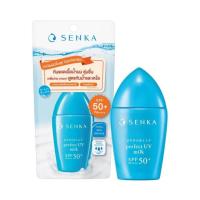 ราคา Senka Perfect UV Milk A เเซนกะ เพอร์เฟ็ค ยูวี มิลค์ เอ เอสพีเอฟ 50 พีเอ 40 มล กันแดดเนื้อน้ำนม (18689294697)